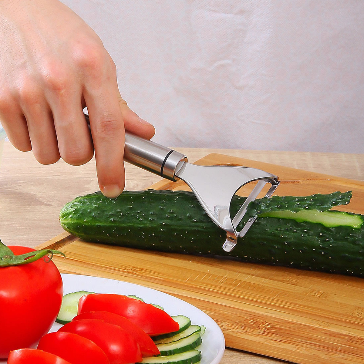 304不锈钢削皮刀 厨房水果蔬菜刨子器去皮刀刮皮刨刀