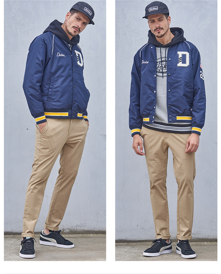 dickies美国旗徽章棒球服181m10wd10