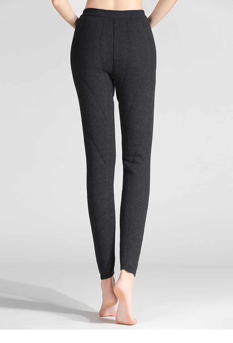 恒源祥羊毛裤加厚加绒保暖裤羊绒裤女士中厚羊毛裤