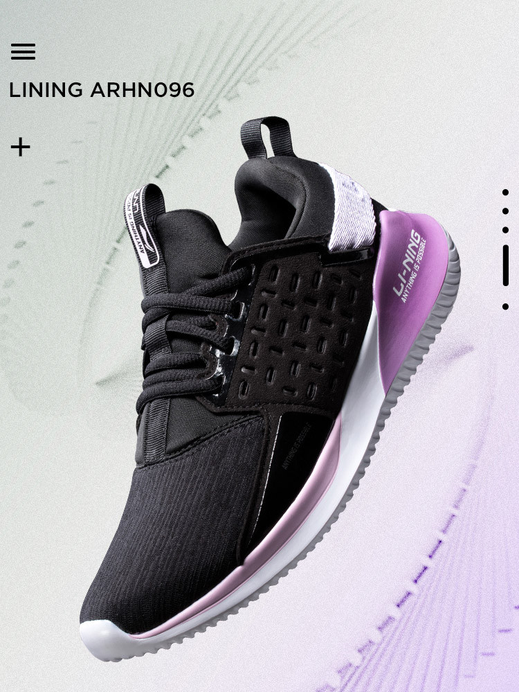 李宁 赤霄 女款跑步鞋arhn096轻便减震运动鞋