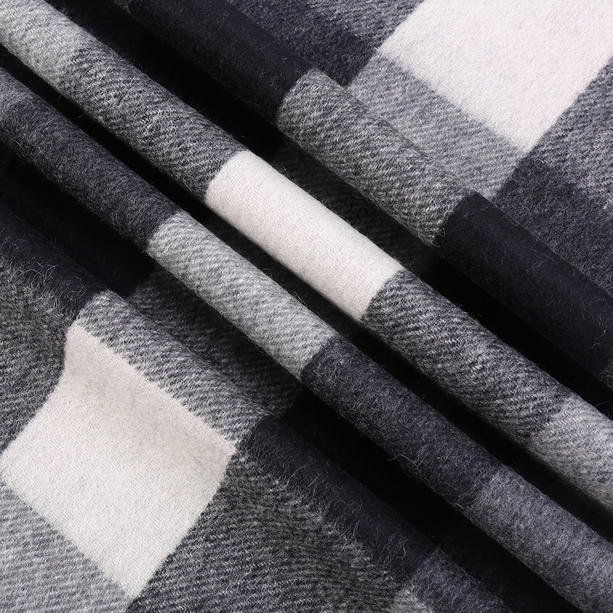 羊毛材质 男女通用英伦格子羊毛围巾
