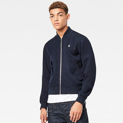 g-star raw春夏3d剪裁衣袖军装风男士休闲短款拉链夹克