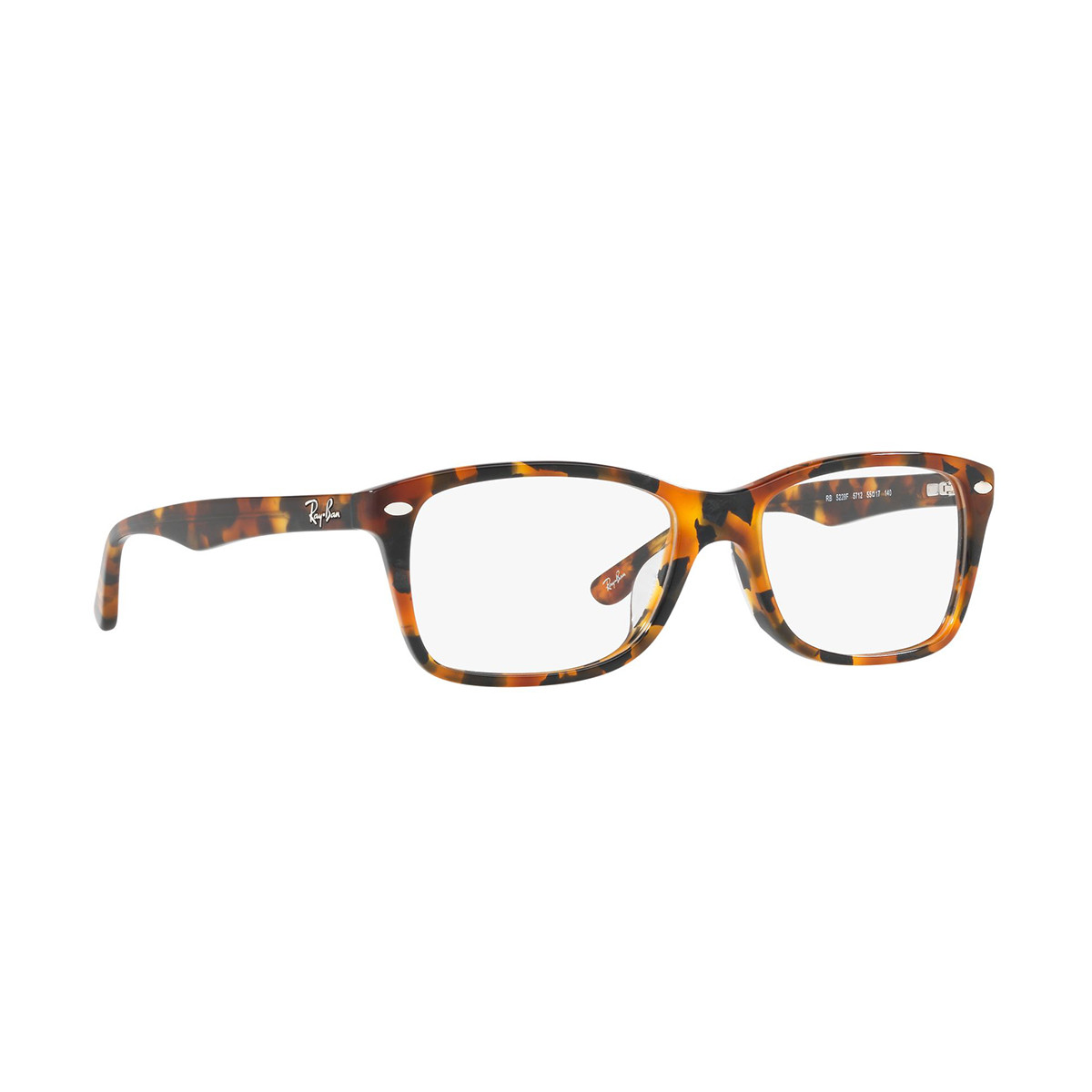 雷朋rayban眼镜方形简约镜架女士近视镜框0rx5228f