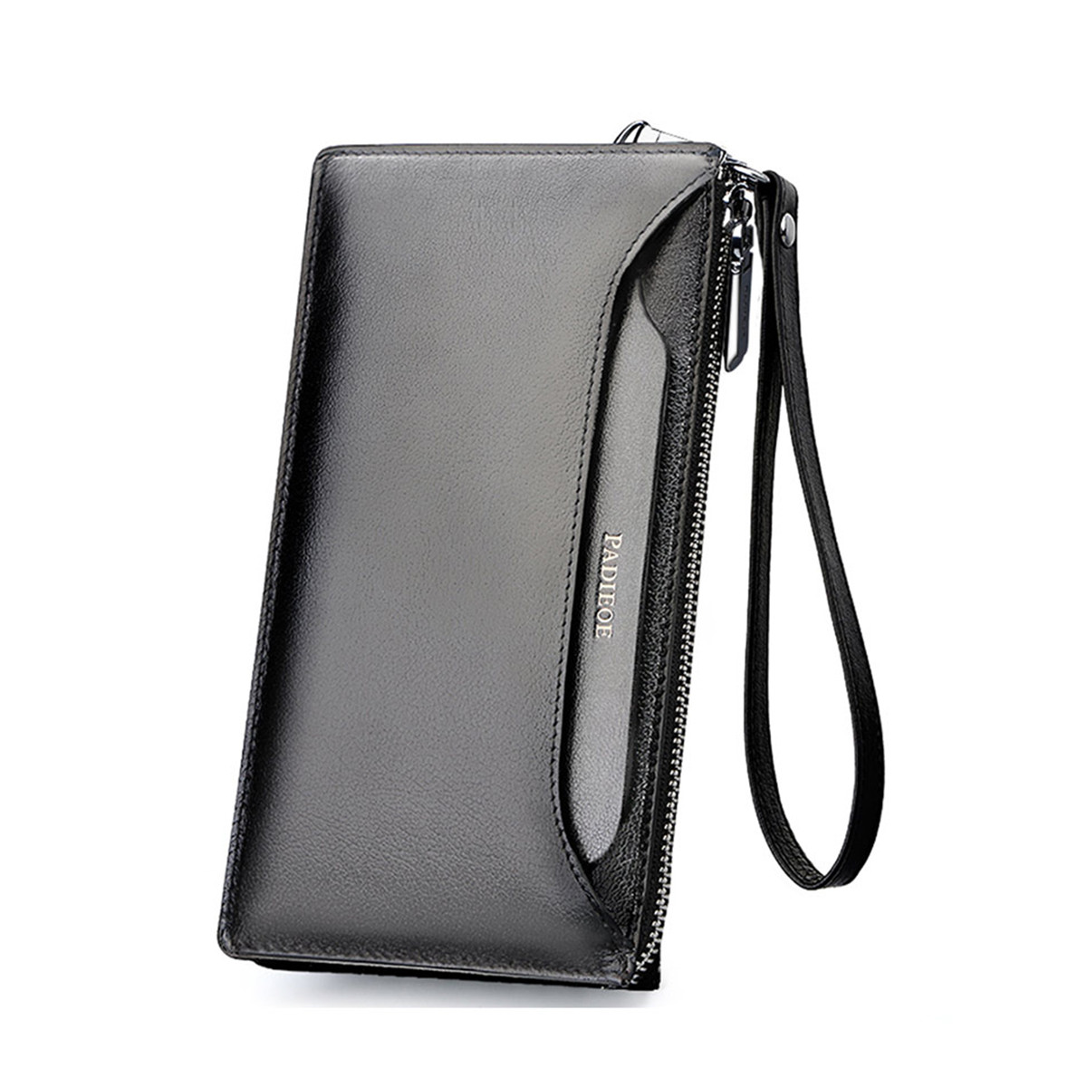 男人手包商务包包青年纯皮手机包手夹包男包皮包长款钱包男士手包