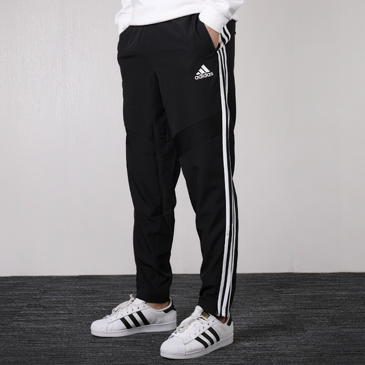 tiro19 wov pnt 男子 休闲速干 透气针织 长裤