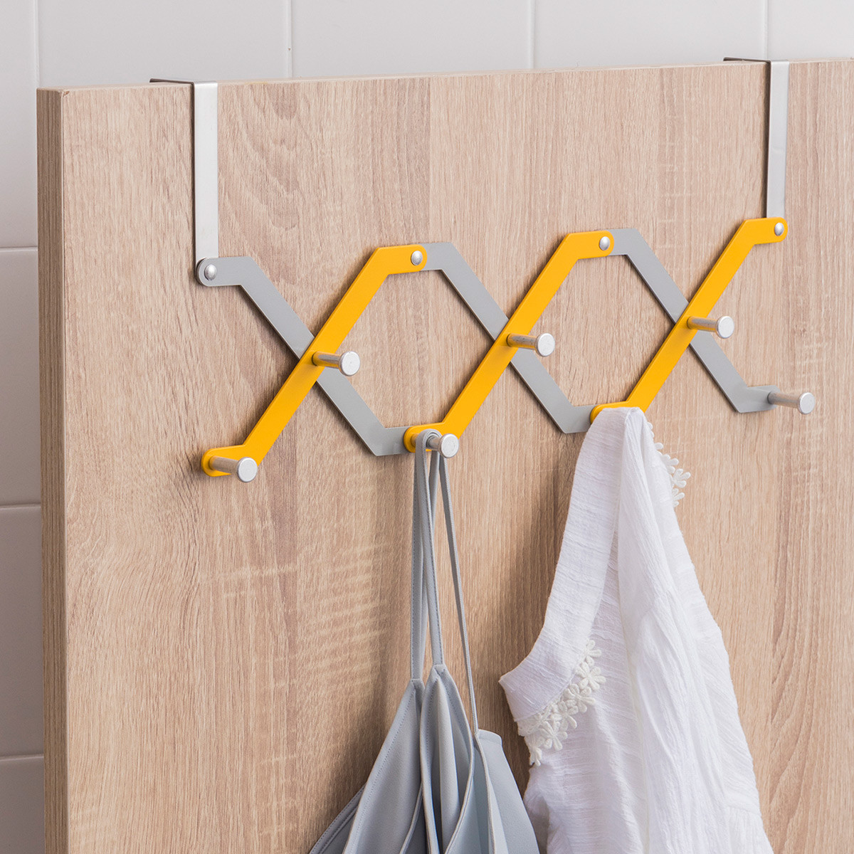 台湾制伸缩置物架多功能收纳架物品整理架倒挂挂架挂杯架挂钩