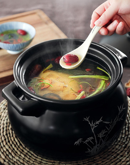 5l陶瓷锅汤煲 家用煲汤沙锅 耐高温燃气灶砂锅