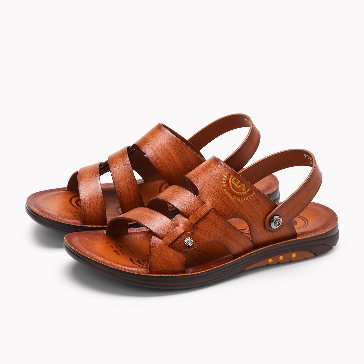 骆驼牌男鞋 凉拖两穿 男款舒适耐穿拉线休闲男士凉鞋沙滩皮鞋