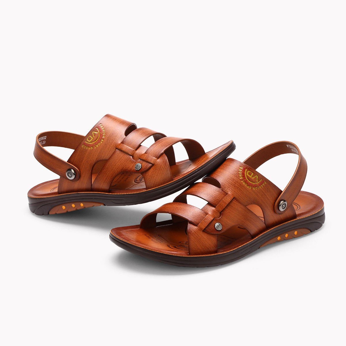 骆驼牌男鞋 凉拖两穿 男款舒适耐穿拉线休闲男士凉鞋沙滩皮鞋