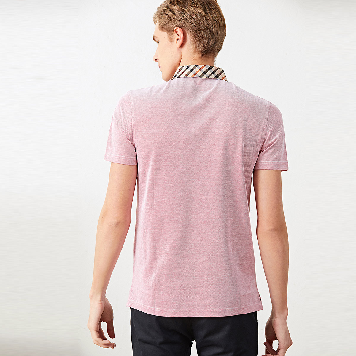 浅色系清新舒适男士t恤短袖