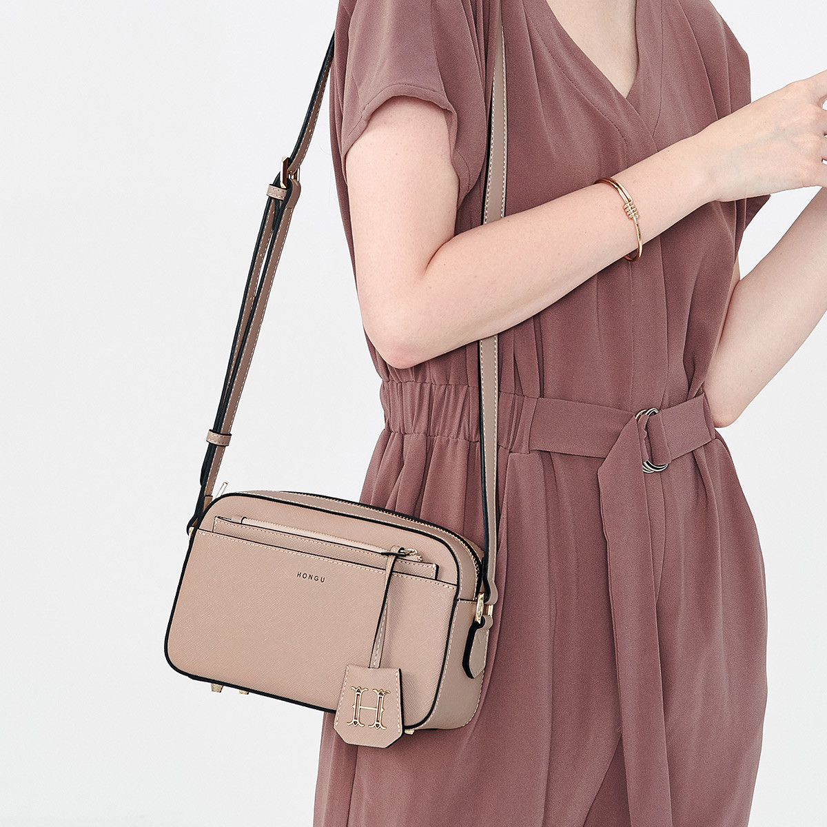 红谷女包2019新品 时尚单肩女包子母包便携斜挎包女