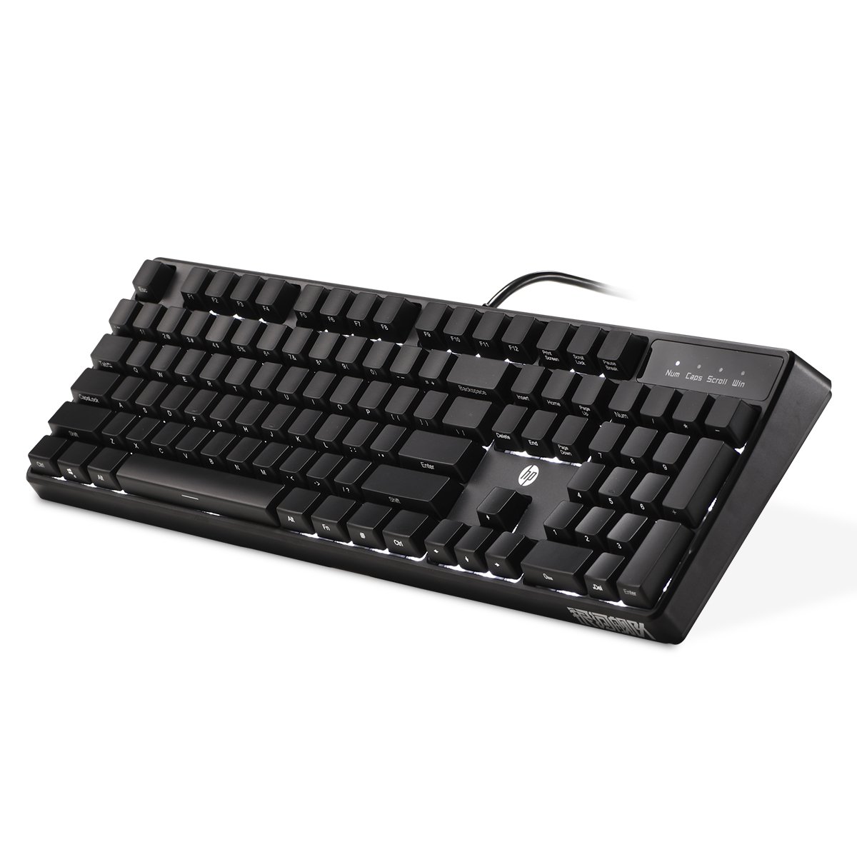 惠普hp电脑专场 惠普 机械键盘 银河舰队定制款黑轴发光电竞游戏有线