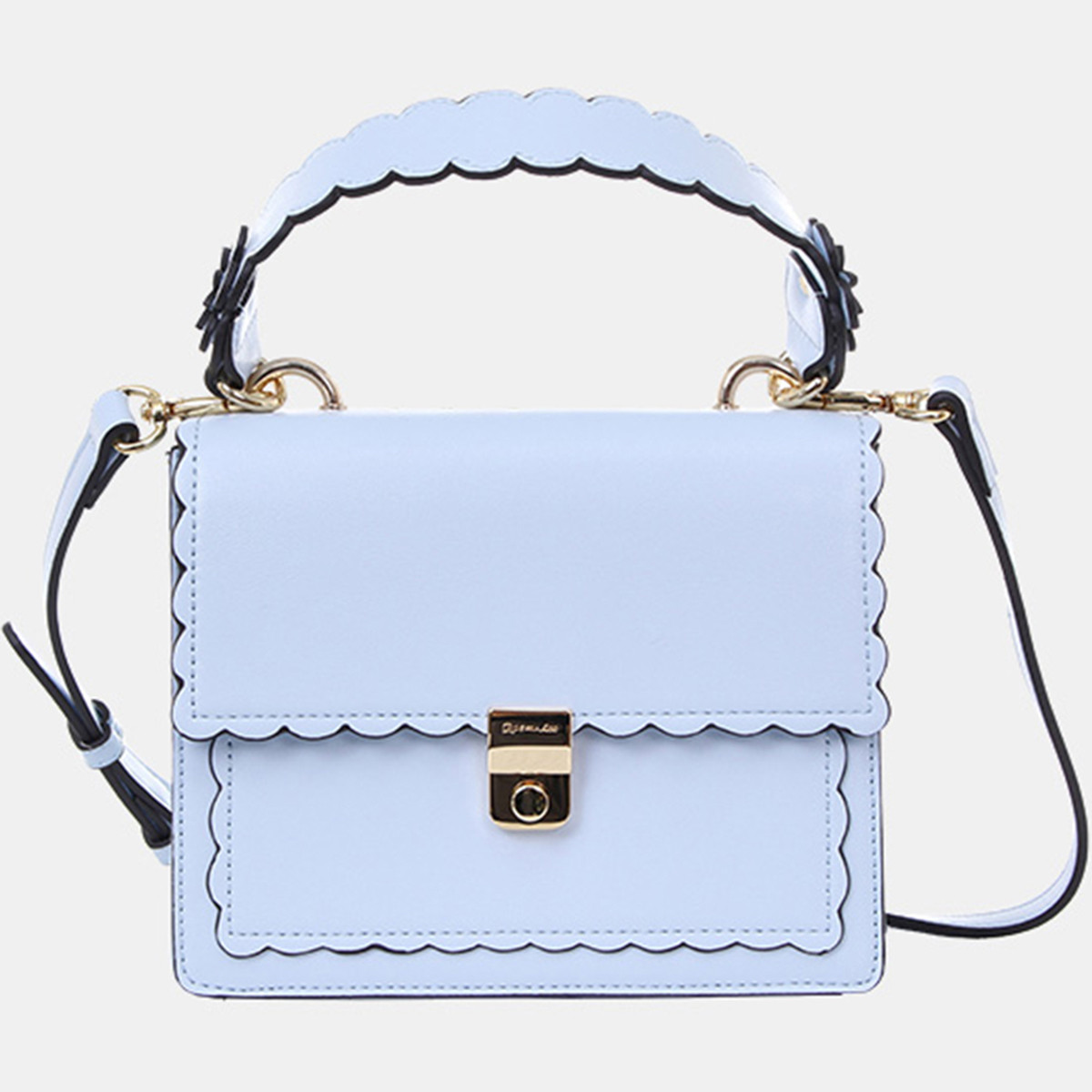 roem洛妍淑女宽肩带多功能手提包/单肩包