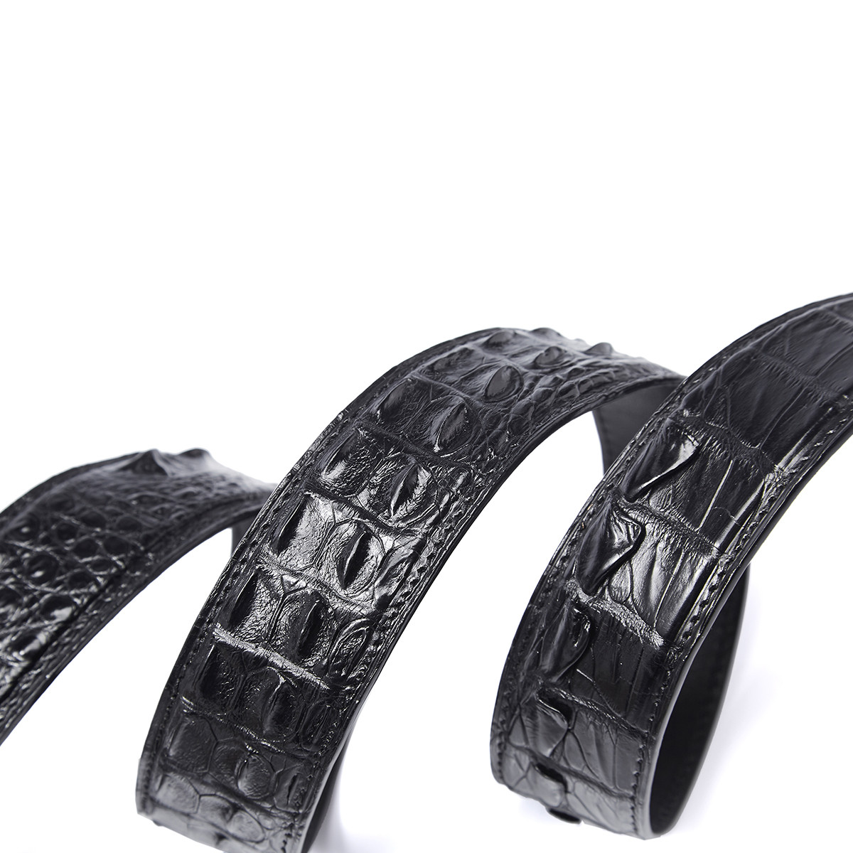 真鳄鱼骨皮鳄鱼皮皮带男士腰带男士皮带