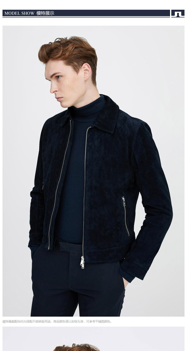 【反绒皮肌理 个性自我 展露锋芒】2020男士机车皮衣外套