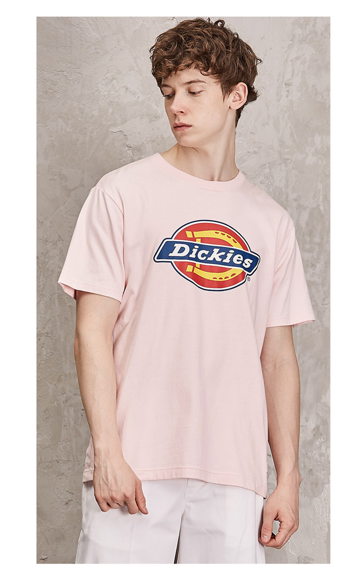 dickies多色logo印花短袖tee 男式夏季新品全棉男士t恤dk006026