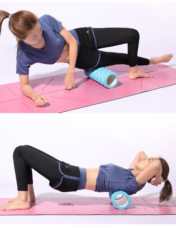 【新品】骆驼瑜伽肌肉放松狼牙棒泡沫轴 中性按摩棒瑜伽柱组合