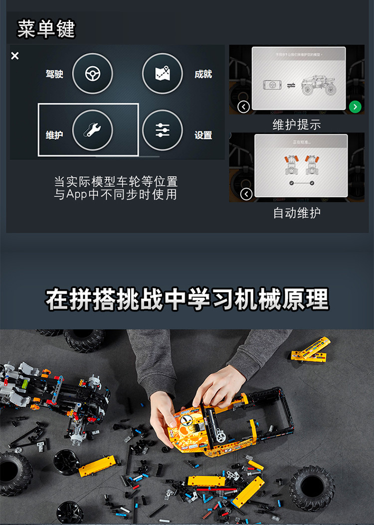 [玩家收藏]乐高机械组42099遥控越野车积木玩具模型礼物