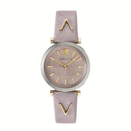 范思哲versace女表 v字压花暗纹装饰皮带石英手表vels00219_唯品会