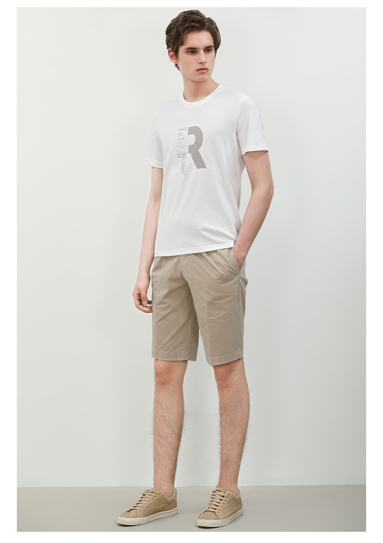 thomas royall新款夏季时尚休闲印花潮流百搭舒适透气圆领男士短袖t恤