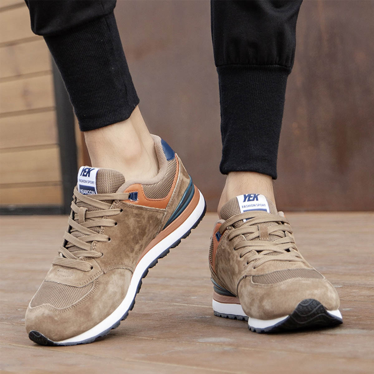 男鞋子春季**鞋男士休闲鞋男运动鞋低帮男款跑步鞋--唯品会-惠生活