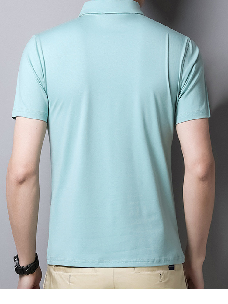 【精梳棉】2020夏季新品休闲翻领polo衫舒适简约休闲男士t恤