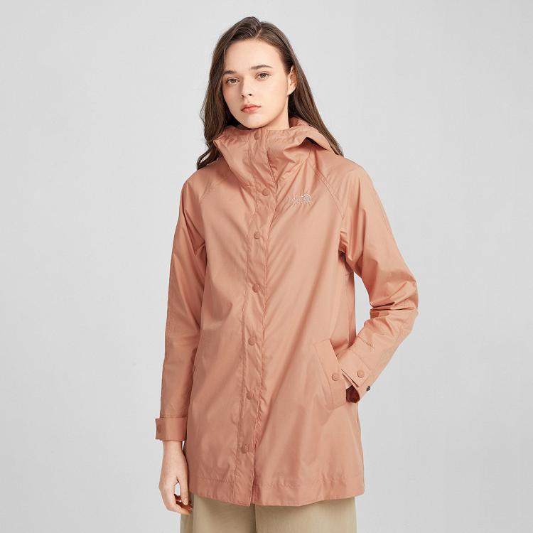 The North Face 北面春夏新品女款户外防风防泼水夹克In Orange | ModeSens