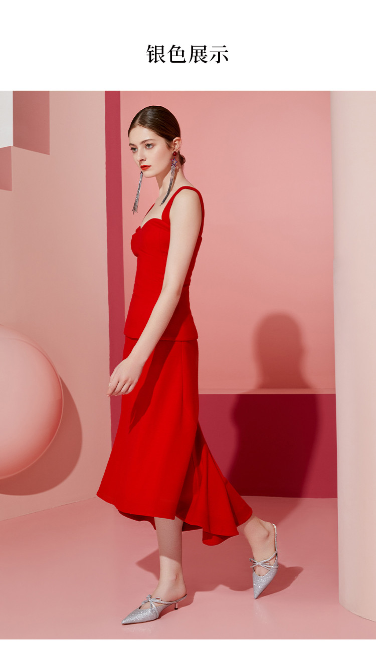 女鞋beach muse2021新款尖头蝴蝶结时尚拖鞋凉鞋女