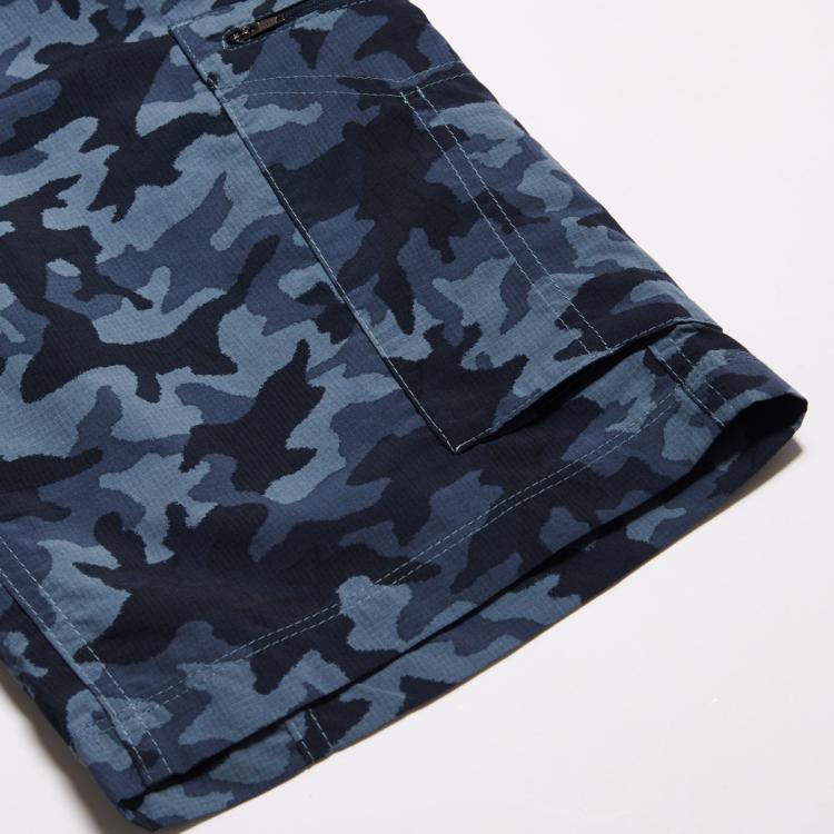 COLUMBIA 轻薄迷彩透气短裤防紫外线工装五分裤 男子户外运动短裤