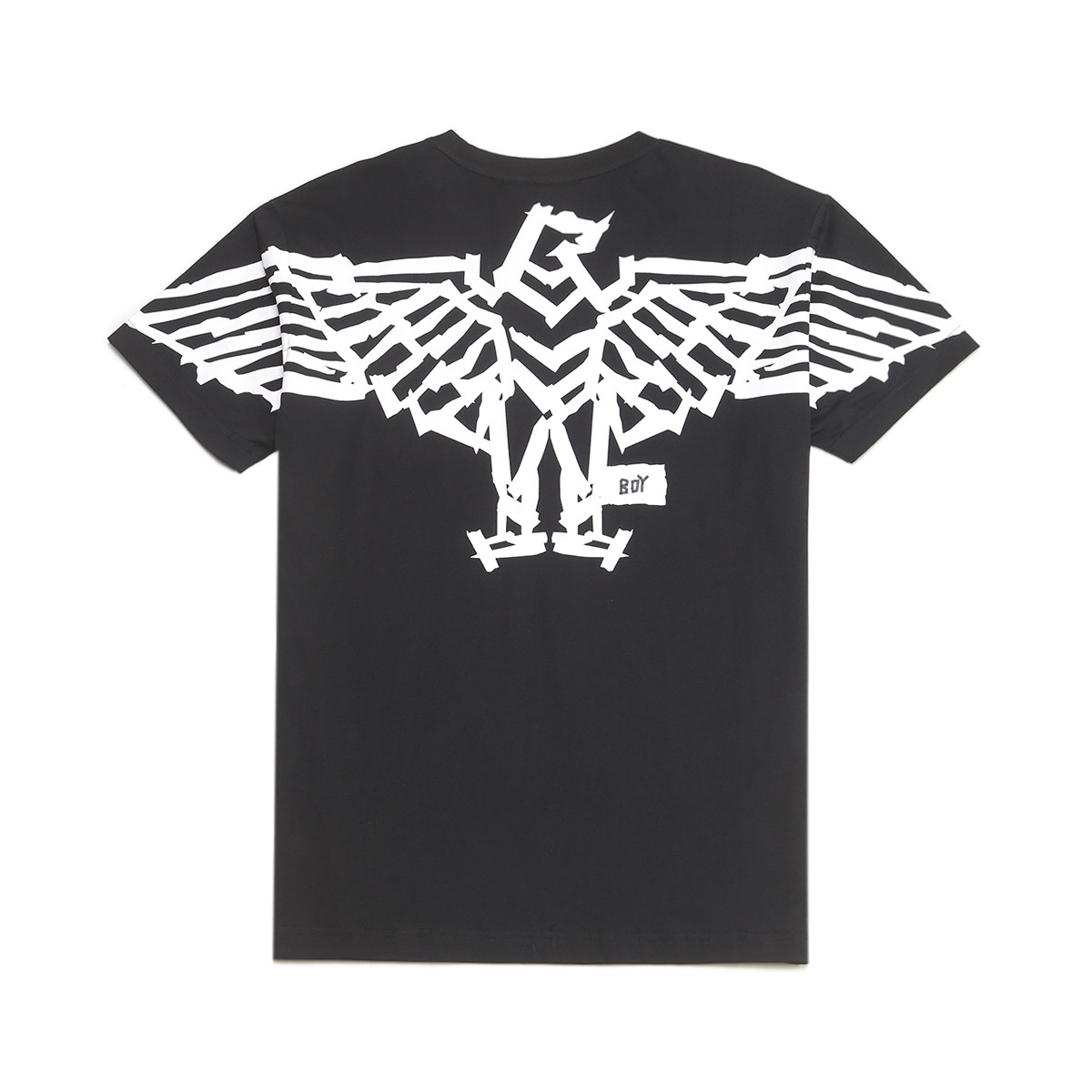 boy london时尚潮流老鹰logo印花男女情侣短袖t恤