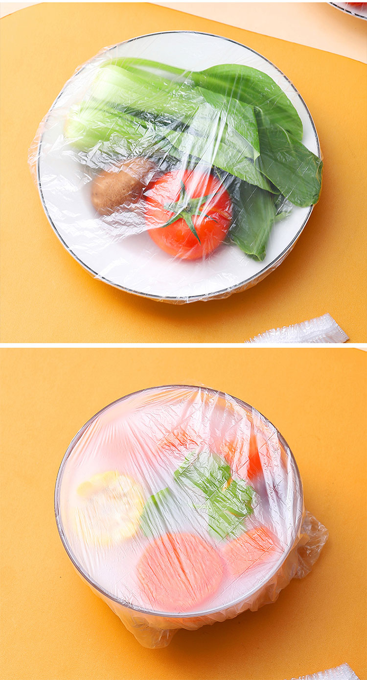 1000只加厚款韧性保鲜罩大小碗套通用食品级保鲜膜食品保鲜套