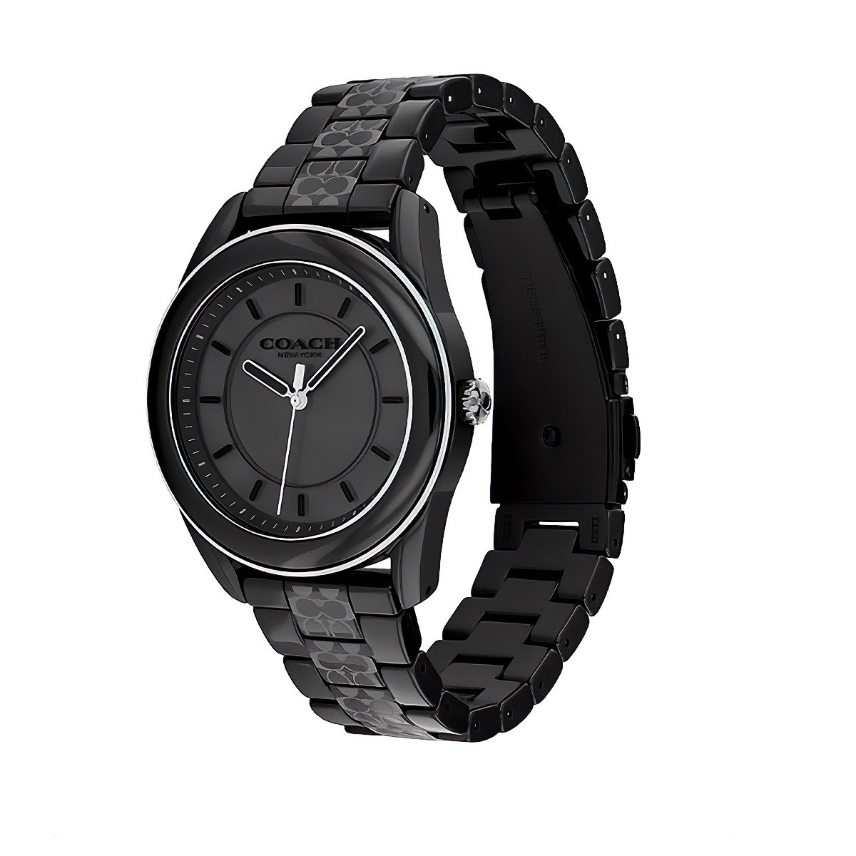 coach蔻驰 preston 简约精致陶瓷女士石英手表