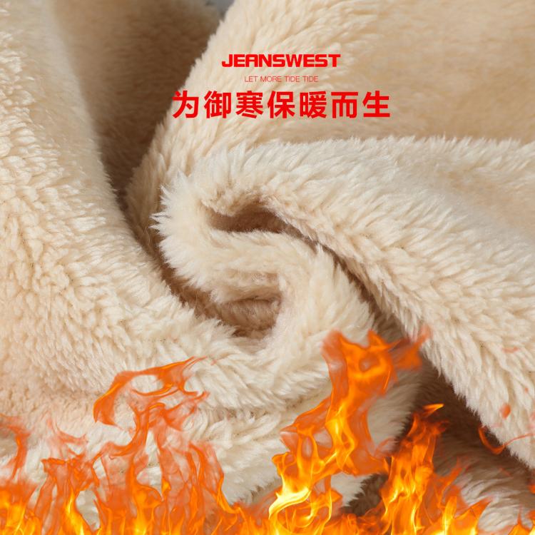 真维斯 2025新男士休闲裤加绒加厚运动裤哈伦裤束脚裤男士卫裤长裤子