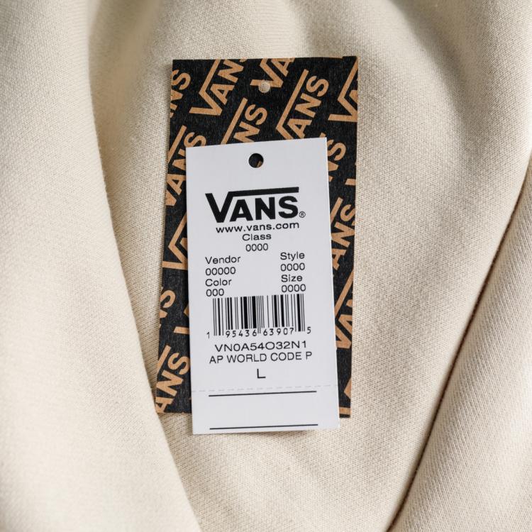 VANS 加绒加厚 男女款棉质保暖舒适时尚印图长袖连帽卫衣