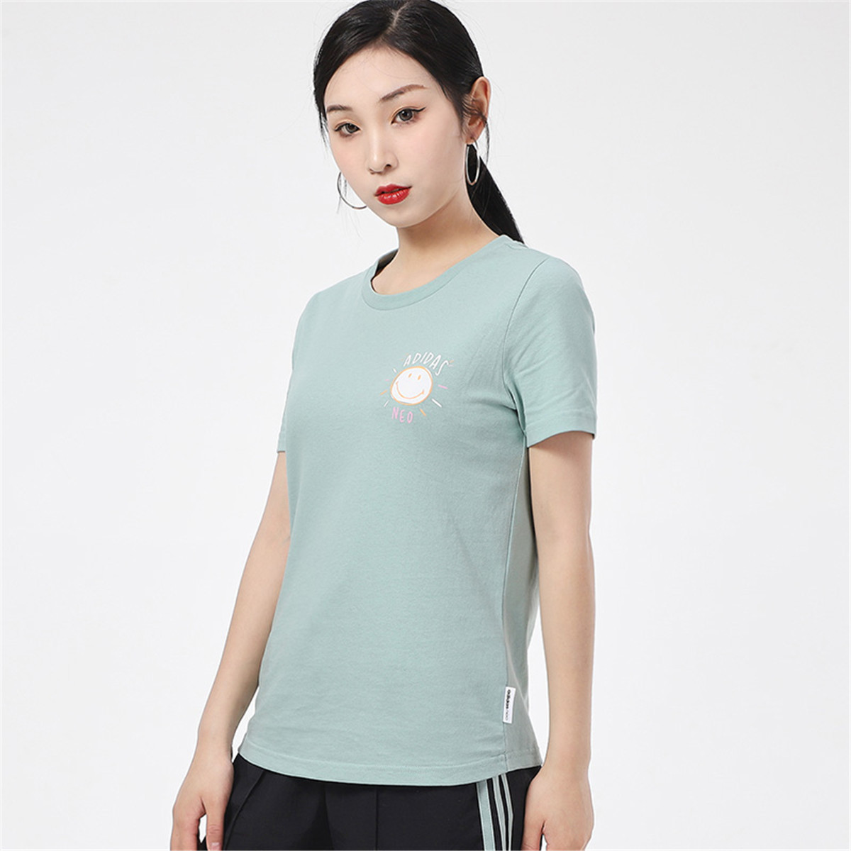 女装女式运动服跑步训练健身透气舒适休闲圆领短袖t恤--唯品会-惠生活