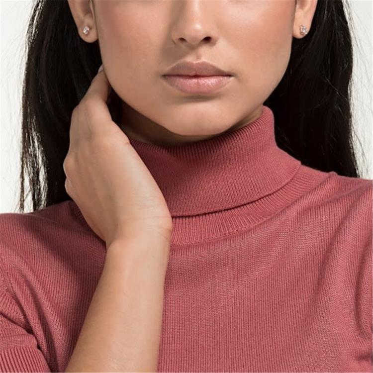 施华洛世奇 钜惠好礼 ATTRACT系列 方形通勤百搭水晶耳环