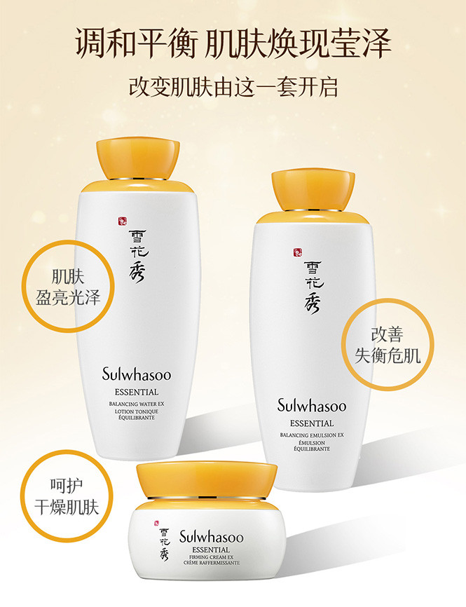 SULWHASOO Firming Care Essential Ritual 7pc Set 雪花秀 基本彈性護理七件套