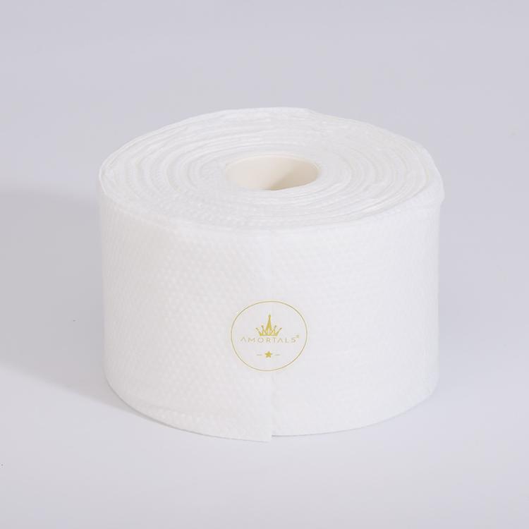 尔木萄 一次性洗脸巾卷筒式洁面巾擦脸巾加厚加大80g珍珠纹7包装