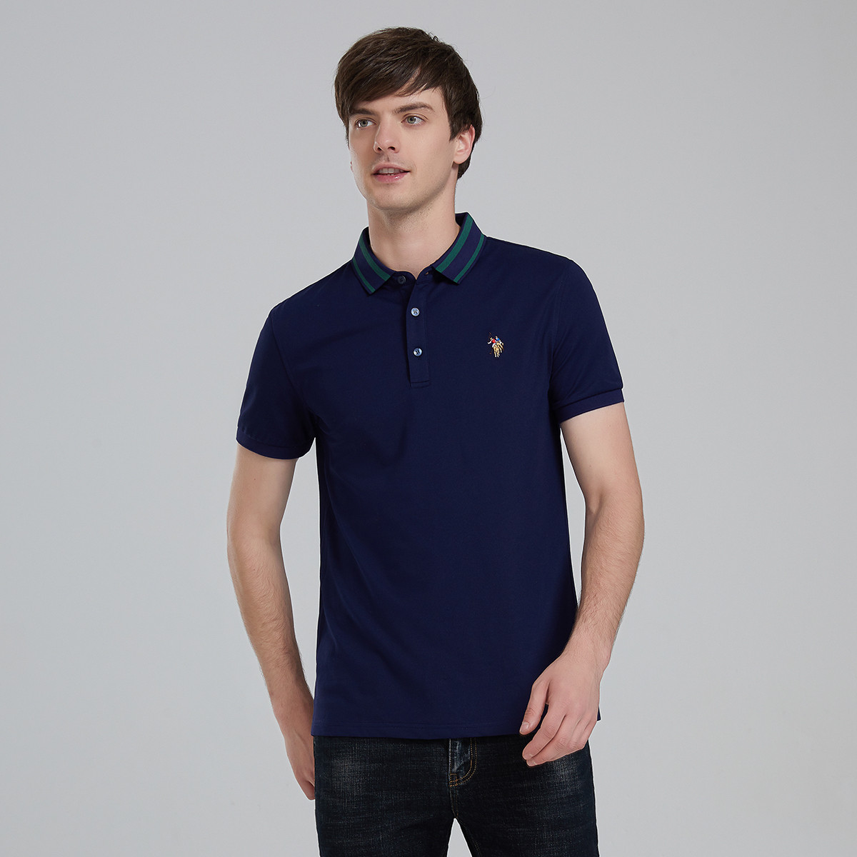 Shop U.S. POLO ASSN.Comfortable Cotton Men's Striped Color