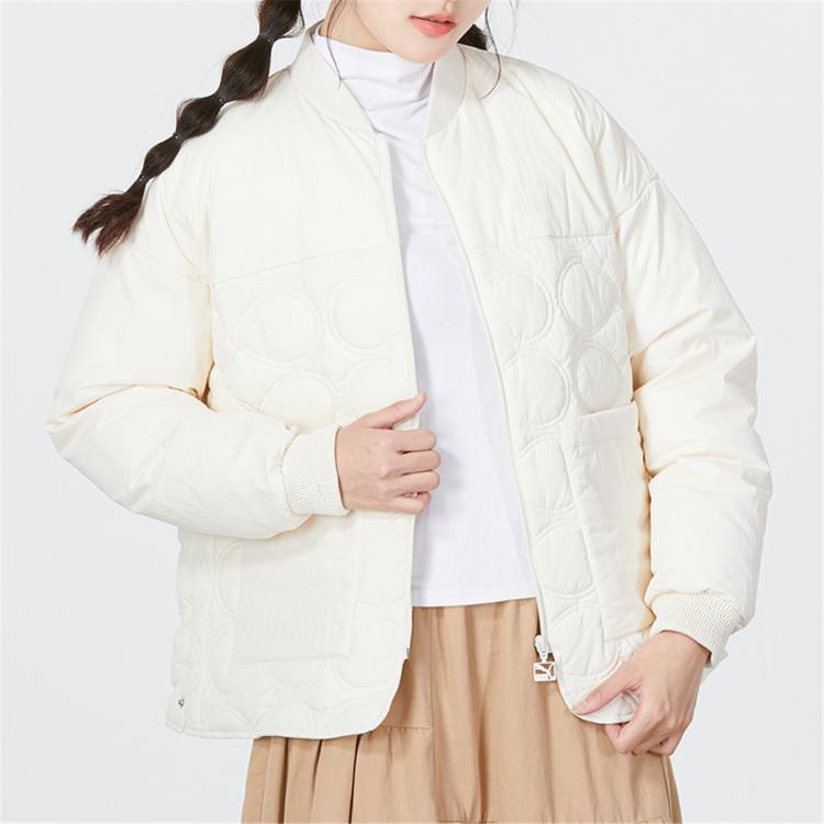 Puma 彪马 女装上衣户外棉服运动休闲舒适保暖棉衣时尚夹棉外套 In White