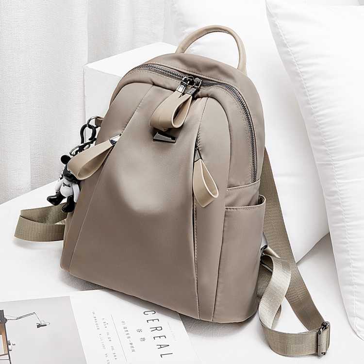 卡文 【人气爆款】大容量高级感布包包休闲背包通勤出行背包女双肩包