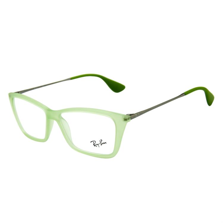 Rayban 雷朋光学镜架男女通用板材眼镜框rx7022m In Green