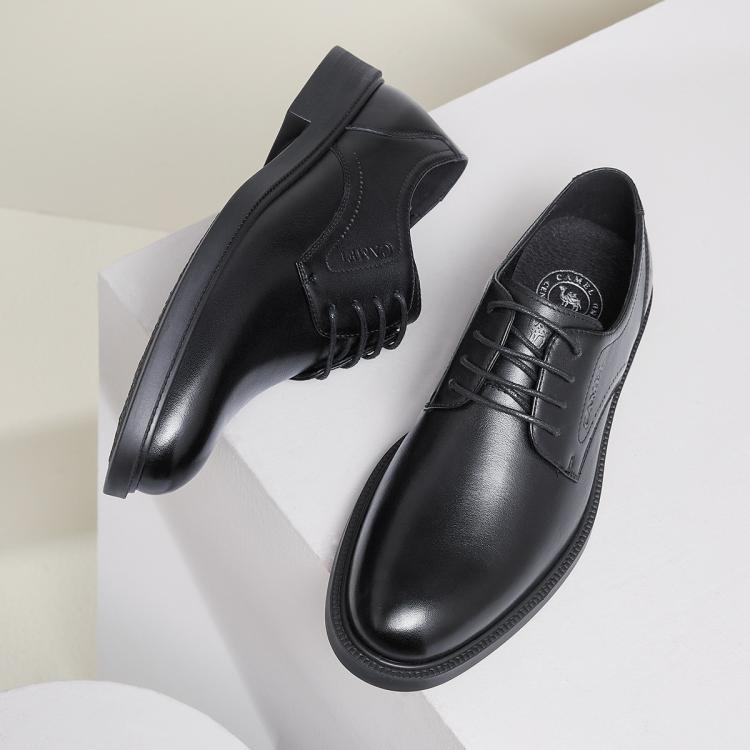 骆驼 【舒适耐磨】春男时尚英伦鞋商务正装休闲鞋孟克鞋商务正装鞋婚鞋