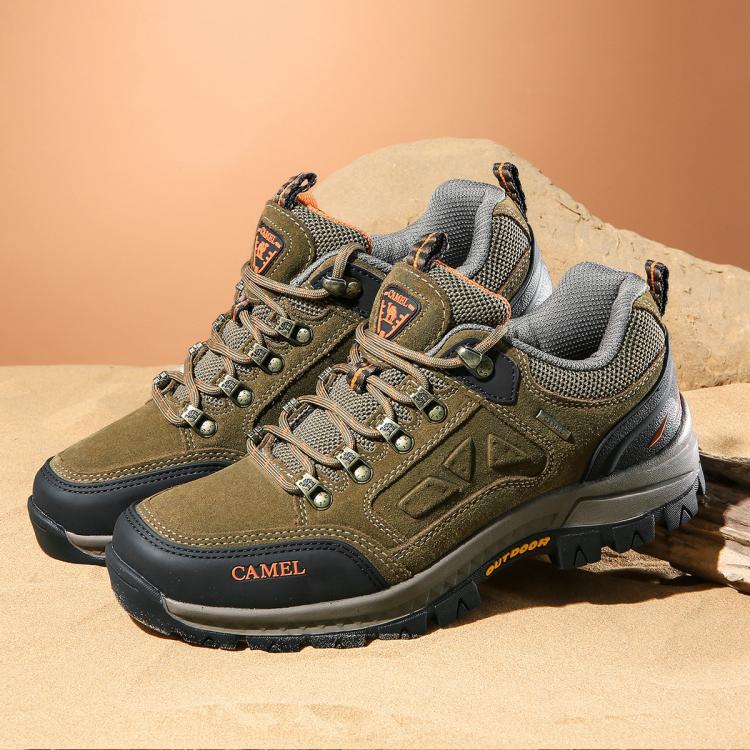 骆驼 【经典爆款悍将】男户外运动登山健步透气徒步工装复古休闲鞋