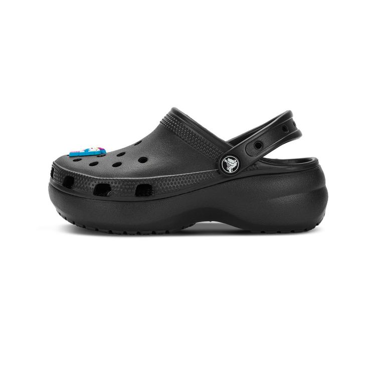 CROCS CROCS 王俊凯推荐卡骆驰女拖鞋 经典厚底云朵洞洞鞋女士老爹鞋鞋花套装