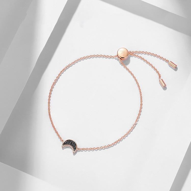 EMPORIO ARMANI EMPORIO ARMANI 阿玛尼手链女时尚气质简约百搭小众高级感银饰月亮手链送女友礼物