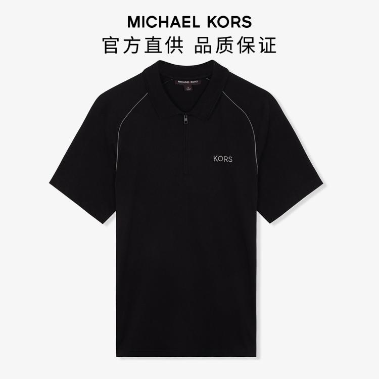 Michael Kors 【mk】/翻领休闲polo衫 In Black