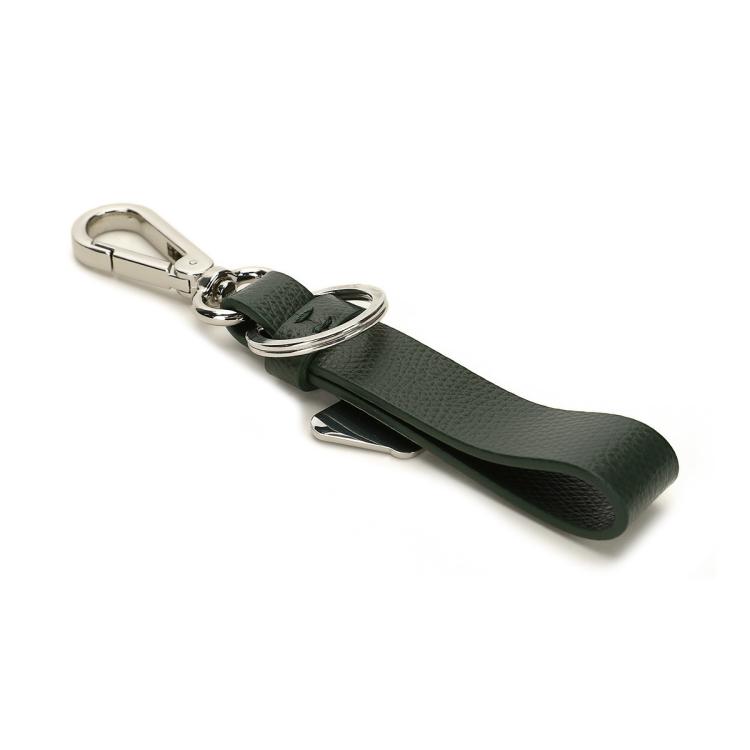 Emporio Armani 潮酷时尚挂扣便携钥匙圈金属复古钥匙扣 In Black