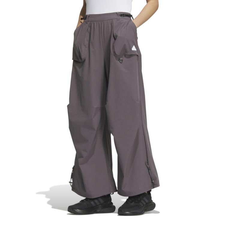 Adidas Originals Cesp Wv Pants女士舒适耐磨运动休闲梭织长裤 In Gray