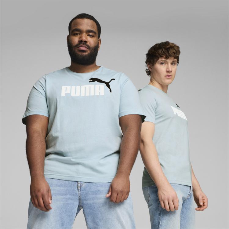Puma 24夏季新款男子运动休闲圆领t恤短袖logo Tee In Blue